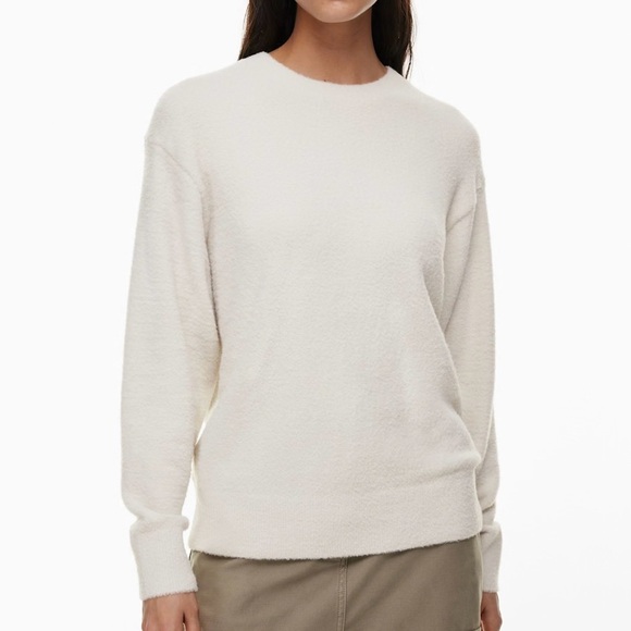 Wilfred Free by Aritzia Black Hush Knit Gingko Crew Sweater - Picture 7 of 7